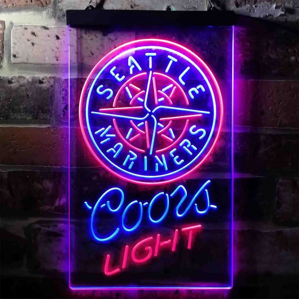 Seattle Mariners Coors Light Neon-Like LED Sign